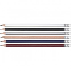 Plastic Pen Argente Pencil with Eraser Retractable Penswith ink colour Lead
