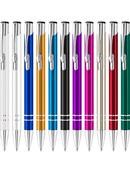 Plastic Pen Electra Retractable Penswith ink colour Black