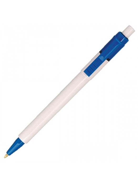 Plastic Pen Baron Colour Retractable Penswith ink colour Blue Refill 