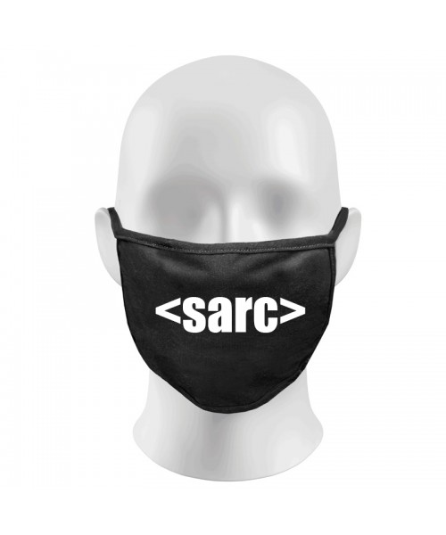 <sarc> Print Funny Face Masks Protection Against Droplets & Dust