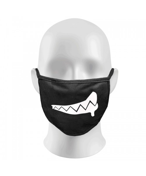 Monster Teeth Print Funny Face Masks Protection Against Droplets & Dust