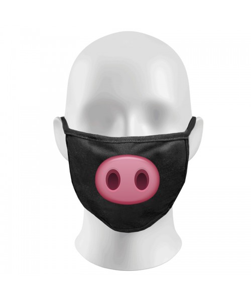 Pig Nose Print Funny Face Masks Protection Against Droplets & Dust