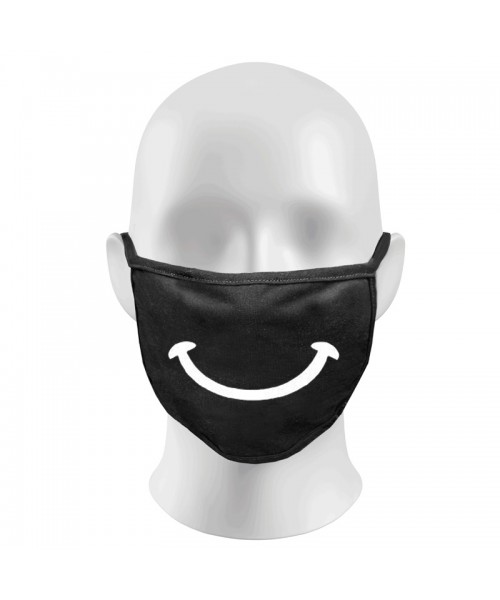 Smile Print Funny Face Masks Protection Against Droplets & Dust