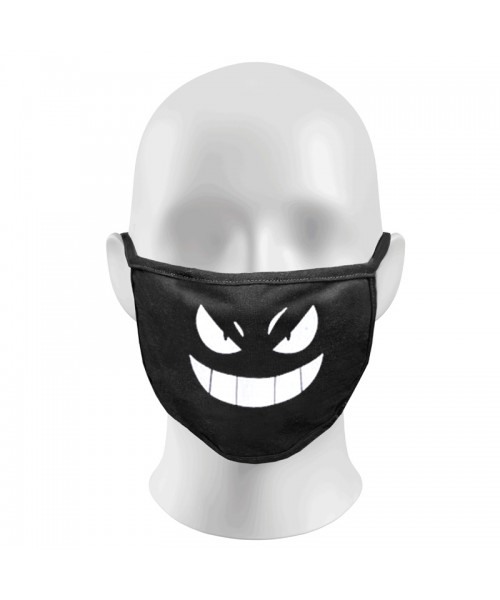 Devil Face Print Funny Face Masks Protection Against Droplets & Dust