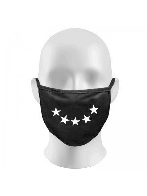 STAR SMILE Print Funny Face Masks Protection Against Droplets & Dust