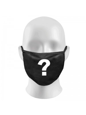 Question Mark Print Funny Face Masks Protection Against Droplets & Dust