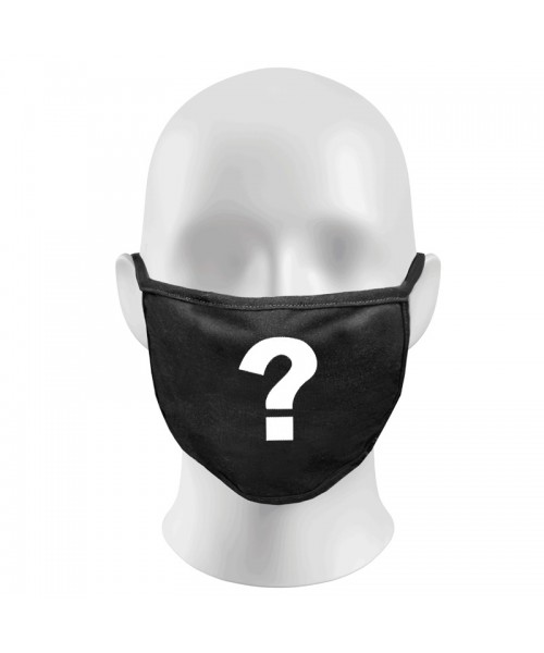 Question Mark Print Funny Face Masks Protection Against Droplets & Dust