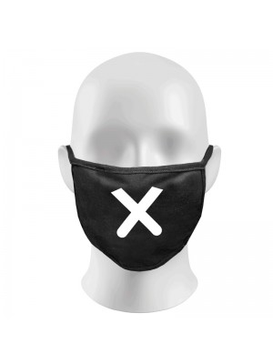Cross Print Funny Face Masks Protection Against Droplets & Dust