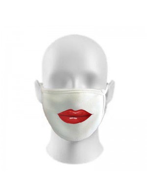 LIPS Print Funny Face Masks Protection Against Droplets & Dust