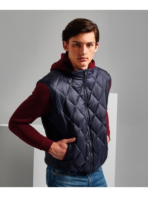 Plain Diamond pane padded gilet Jacket 2786 Outer: 36. Lining: 34. Wadding: 245 GSM