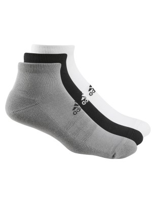 Plain adidas® 3-pack golf ankle socks Socks Adidas® 145 GSM