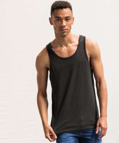 Plain Triblend vest T-shirts AWDIS JUST T'S 160 GSM