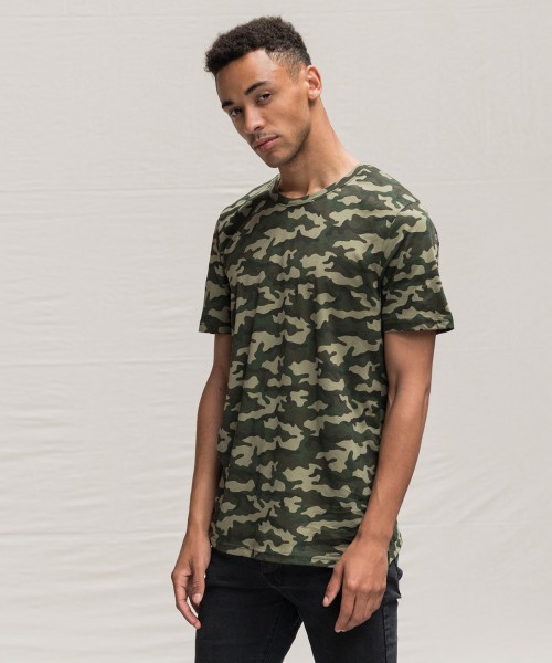 Plain Camo T T-shirts AWDis Just T's 160 GSM