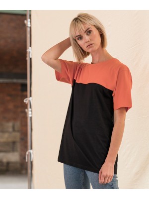 Plain Colour block T T-shirts AWDIS JUST T'S 140 GSM