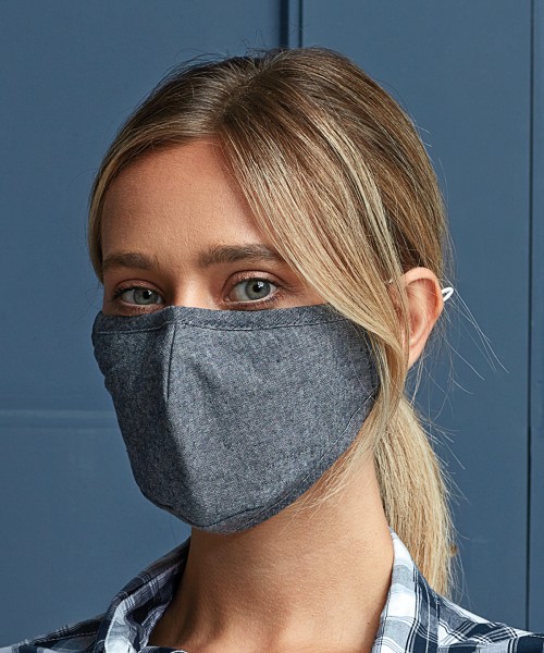 Plain 3-layer fabric mask (AFNOR Certified) Masks Premier  GSM