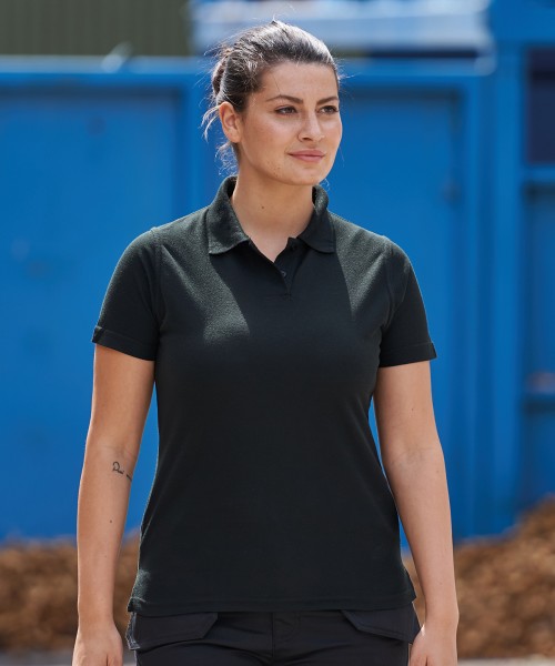 Plain Women's pro polyester polo Polo Pro RTX 200 GSM