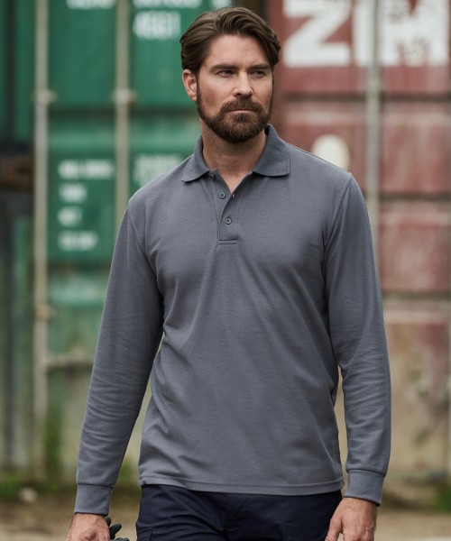 Plain Pro long sleeve polo Polo Pro RTX 220 GSM