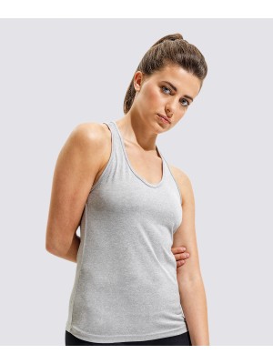 Plain Women's TriDri® yoga knot vest T-Shirts TriDri® 135 GSM