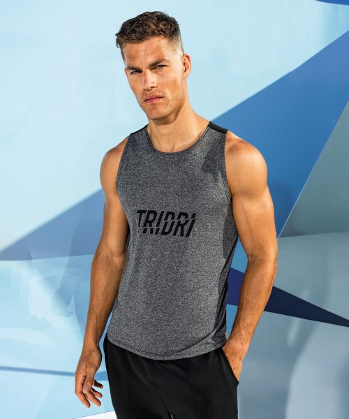 Plain TriDri® performance contrast vest T-shirts TriDri® 135 GSM