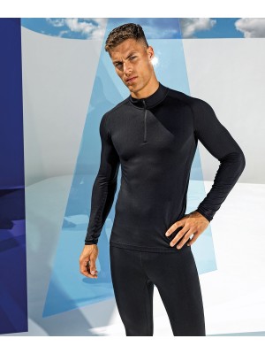 Plain TriDri® Seamless '3D fit' multi-sport performance zip top Tops TriDri® 70 GSM