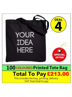 Budget 100% Cotton Natural Printed Tote Bags - Custom Tote Bags With Y