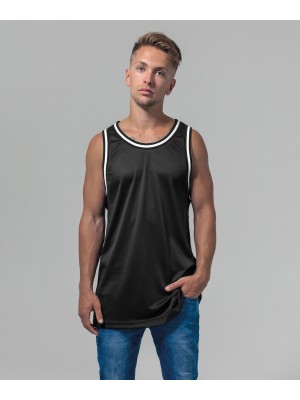 Plain Mesh tank top Top Build Your Brand 130 GSM