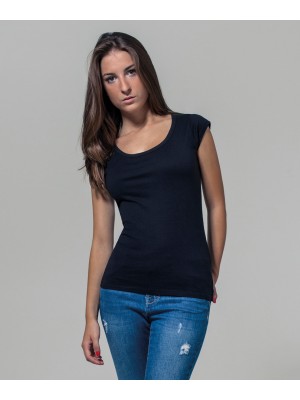 Plain Women's back cut tee T-shirts Build Your Brand 140 GSM