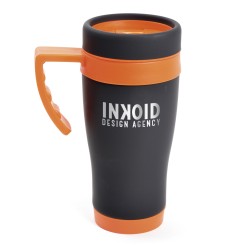 Personalised Oregon Black Travel Mug