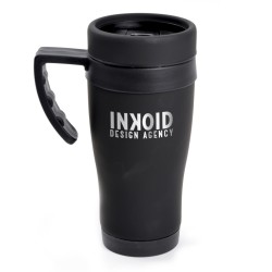 Personalised Oregon Black Travel Mug