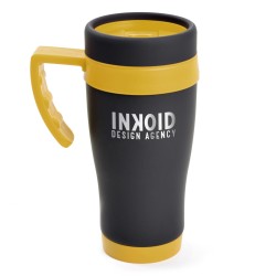 Personalised Oregon Black Travel Mug