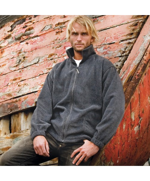 Plain Fleece Jacket Active Result 330 GSM