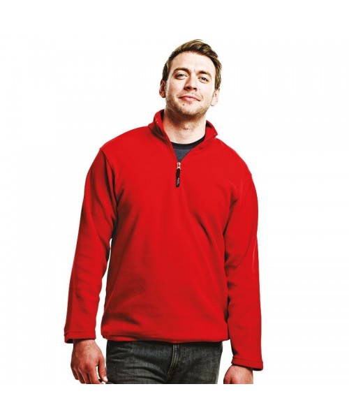 Plain Micro Fleece Zip Neck Regatta 170 GSM