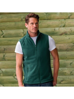 Plain Gilet Outdoor Fleece Russell 320 GSM