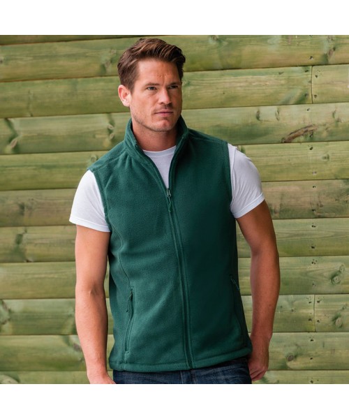 Plain Gilet Outdoor Fleece Russell 320 GSM