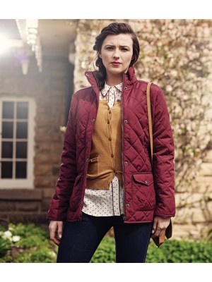 Plain Jacket Ladies Quilted Tarah Regatta