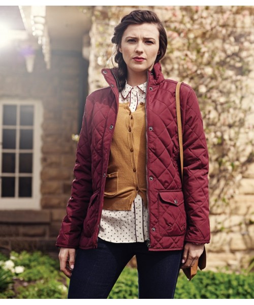 Plain Jacket Ladies Quilted Tarah Regatta