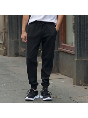 Plain Jog Pants Men Slim Cuffed Skinnifit 250 GSM