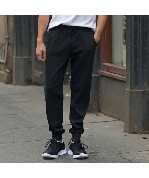 Plain Jog Pants Men Slim Cuffed Skinnifit 250 GSM