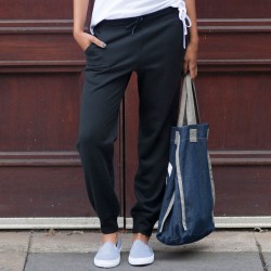 Plain Jog Pants Ladies Cuffed Skinnifit 250 GSM