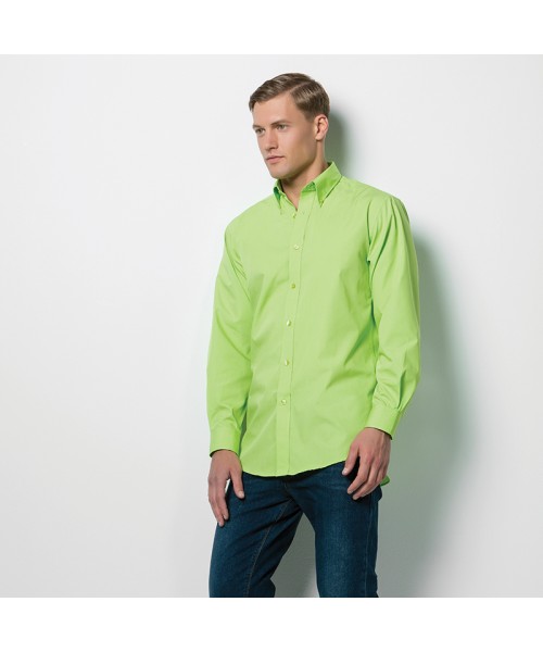 Plain Shirt Long Sleeve Workforce Kustom Kit 115 GSM