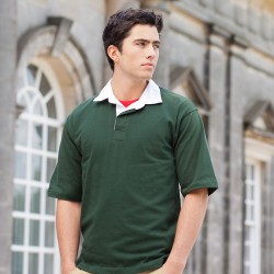 Plain Rugby Shirt Short Sleeve Front Row 300 GSM