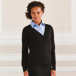 Plain V Neck Cardigan Collection Ladies Russell 275 GSM