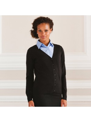 Plain V Neck Cardigan Collection Ladies Russell 275 GSM