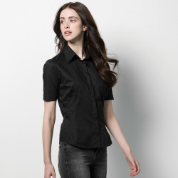 Plain Short Sleeve Shirt Bargear Ladies Kustom Kit 120 GSM