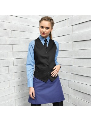 Plain Waistcoat Ladies Hospitality Premier 195 GSM