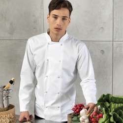 Plain Chef's Jacket Unisex Long Sleeve Premier 195 GSM