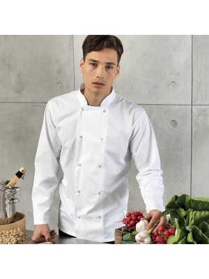 Plain Chef's Jacket Unisex Long Sleeve Premier 195 GSM