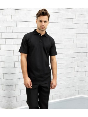 Plain Polo Shirt Stud Pique Premier 200 GSM