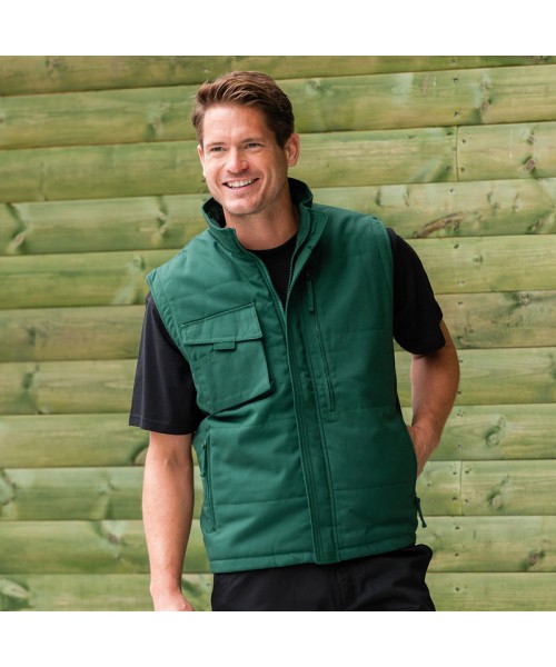 Plain Gilet Mens Russell