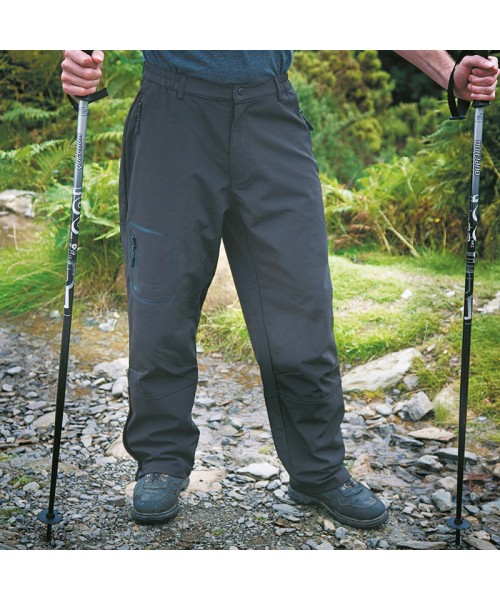 Plain Soft Shell Trousers TECH Performance Result